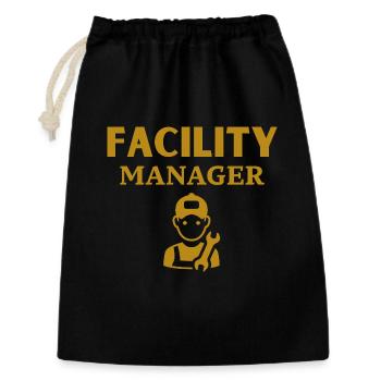 Facility Manager - Gift Bag 30 x 45 cm - black - Front