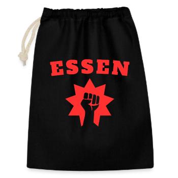 Manger - Sac cadeau 30 x 45 cm - noir - Devant
