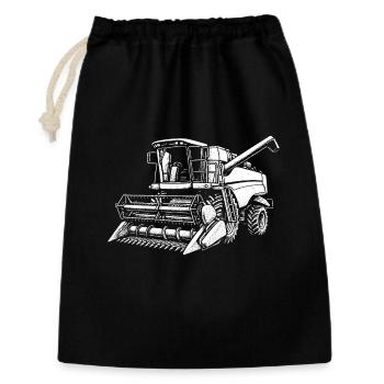 Géant des moissons en tournée - Sac cadeau 30 x 45 cm - noir - Devant