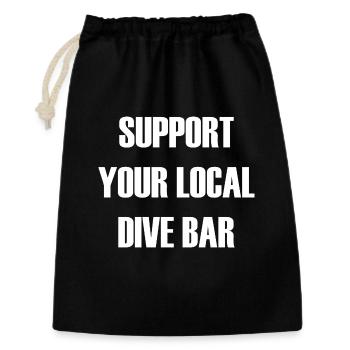 My pub, my rules - Gift Bag 30 x 45 cm - black - Front