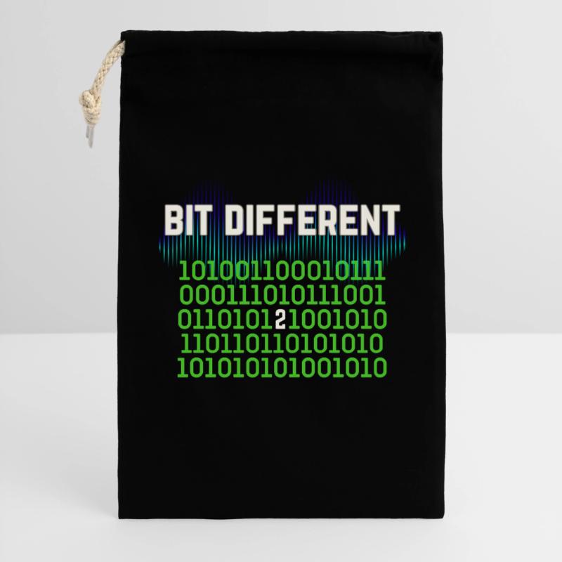Bit Different - Nerdy Binary Error Design Gift Bag 30 x 45 cm