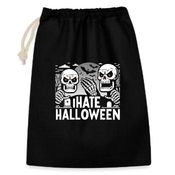 Dark Gothic Halloween Skeleton Design - Gift Bag 30 x 45 cm - black - Front