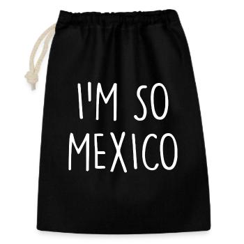 Mexico Mexiko - Gift Bag 30 x 45 cm - black - Front
