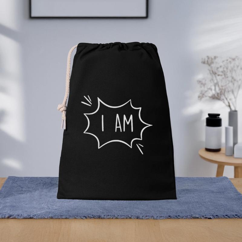 I Am: Powerful Comic Speech Bubble Gift Bag 30 x 45 cm