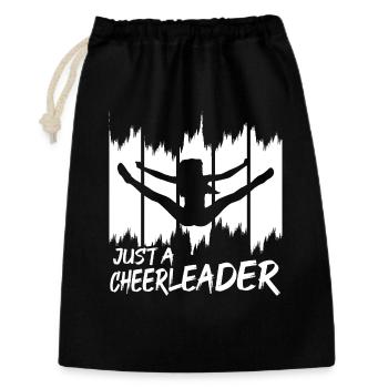 Only one cheerleader - Gift Bag 30 x 45 cm - black - Front