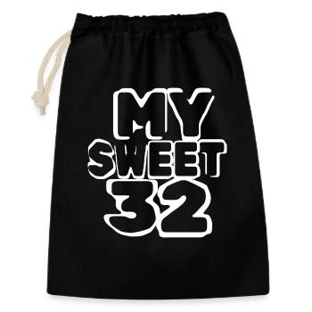 Age 32 - Gift Bag 30 x 45 cm - black - Front