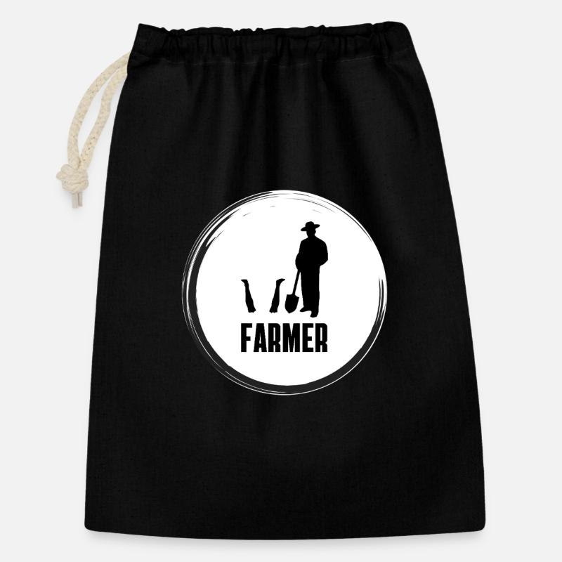 Farmer - Gift Bag 30 x 45 cm - black