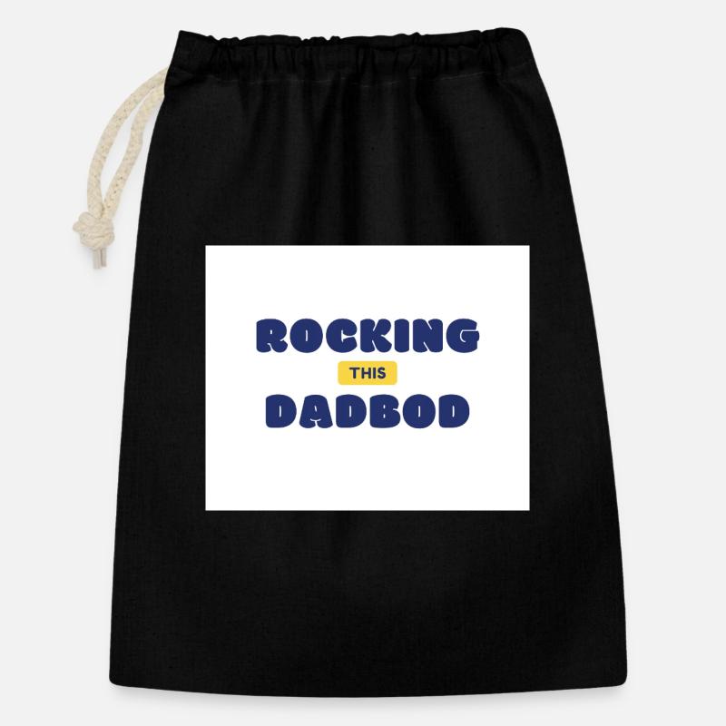 Rocking This Dad Bod - Gift Bag 30 x 45 cm - black