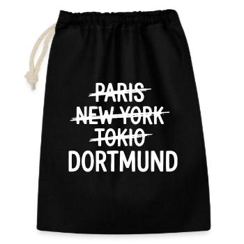 Dortmund, T-shirt de la ville Ruhrpott, Sweat à capuche, sac - Sac cadeau 30 x 45 cm - noir - Devant