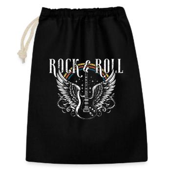 Rock & Roll Guitar - Sac cadeau 30 x 45 cm - noir - Devant