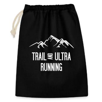 Trail Running et Ultra Running - Sac cadeau 30 x 45 cm - noir - Devant