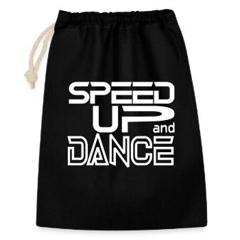 Speed up and Dance - Gift Bag 30 x 45 cm - black - Front
