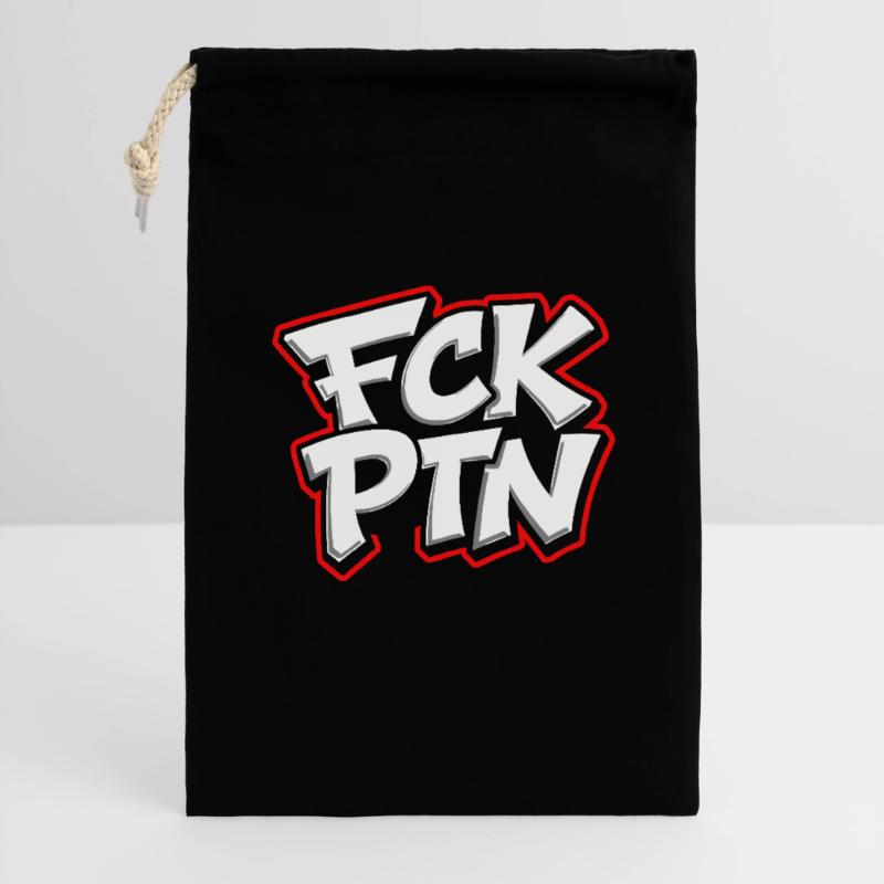 Déclaration anti-Poutine du FCK PTN Sac cadeau 30 x 45 cm