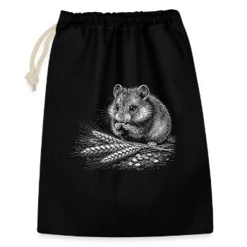 Hamsters in the foliage - Gift Bag 30 x 45 cm - black - Front