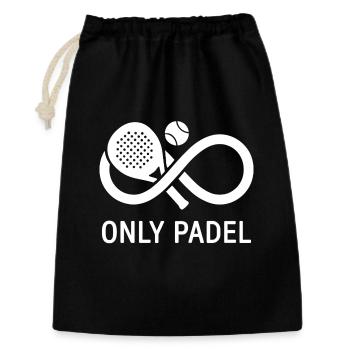 Only Padel Sport Passion Lifestyle Look - Gift Bag 30 x 45 cm - black - Front