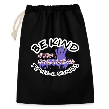 Ne me brutalisez pas - Sac cadeau 30 x 45 cm - noir - Devant