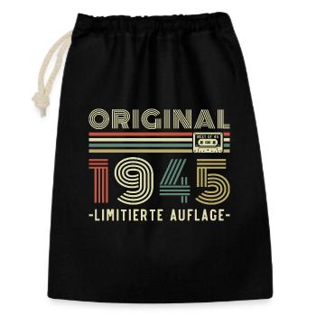 Original 1945 Jahrgang Vintage Geburtstag Retro - Sac cadeau 30 x 45 cm - noir - Devant