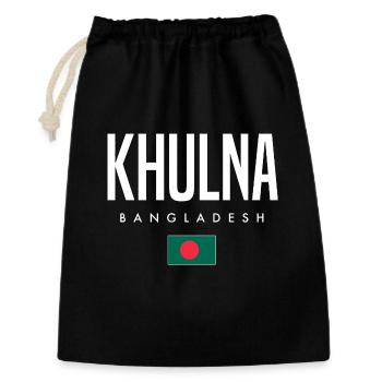 Khulna Bangladesh - Gift Bag 30 x 45 cm - black - Front
