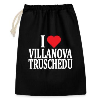 t-shirt Io amo Villanova Truschedu Sardegna - Gift Bag 30 x 45 cm - black - Front