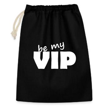 SOYEZ MON VIP - Sac cadeau 30 x 45 cm - noir - Devant