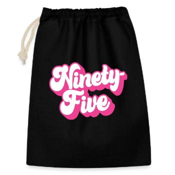 Ninety-five 95th Birthday Women Her 95 Years Old - Gift Bag 30 x 45 cm - black - Front