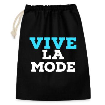 vive la mode - Sac cadeau 30 x 45 cm - noir - Devant