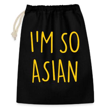 I'M SO ASIAN Asian Asia - Gift Bag 30 x 45 cm - black - Front