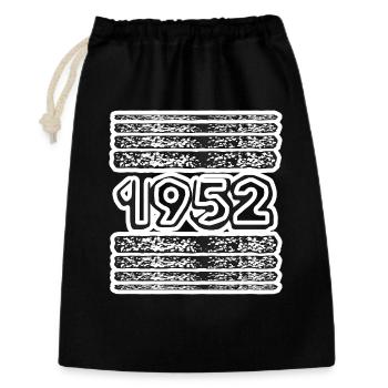 Year 1952 - Gift Bag 30 x 45 cm - black - Front