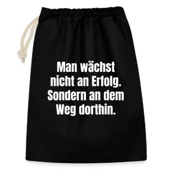 Path to Success – Quote Typo - Gift Bag 30 x 45 cm - black - Front