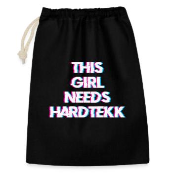 Hardtekk Tekk - Gift Bag 30 x 45 cm - black - Front