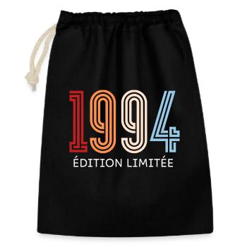 1994 édition limitée vintage - Sac cadeau 30 x 45 cm - noir - Devant
