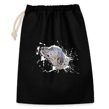 Dog - Gift Bag 30 x 45 cm - black - Front
