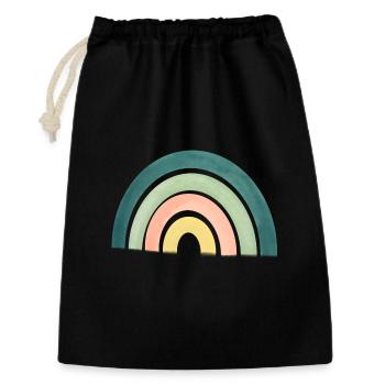 Rainbow - Gift Bag 30 x 45 cm - black - Front