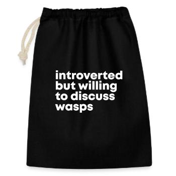 Wasp - Gift Bag 30 x 45 cm - black - Front