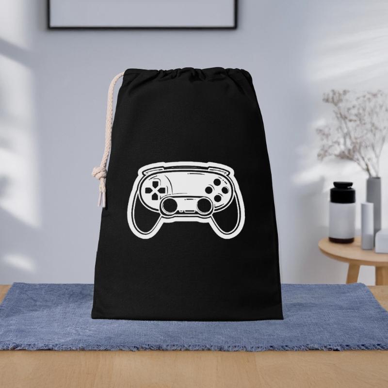 Video Game Controller Drawing Gift Bag 30 x 45 cm