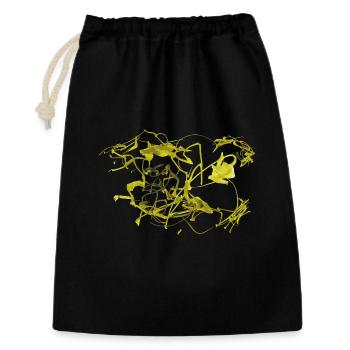 Abstrait - Sac cadeau 30 x 45 cm - noir - Devant