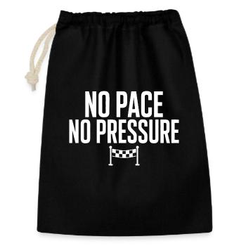 Pas de rythme, pas de pression - Sac cadeau 30 x 45 cm - noir - Devant