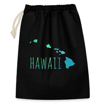 hawaii - Sac cadeau 30 x 45 cm - noir - Devant