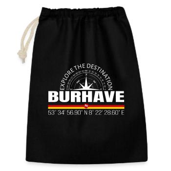 Burhave - Gift Bag 30 x 45 cm - black - Front