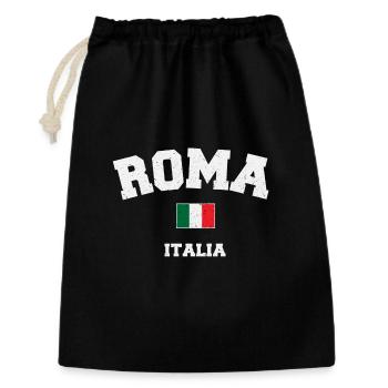 Roma Italia Emblem - Gift Bag 30 x 45 cm - black - Front