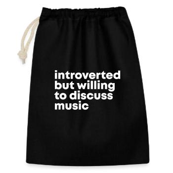 Music - Gift Bag 30 x 45 cm - black - Front