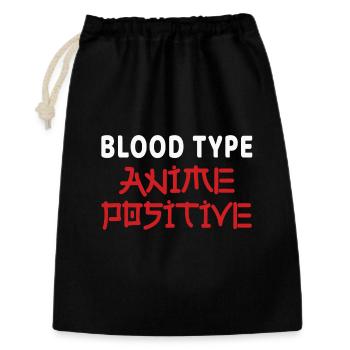 Anime - Sac cadeau 30 x 45 cm - noir - Devant