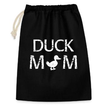 T-shirt cadeau de maman canard - Sac cadeau 30 x 45 cm - noir - Devant