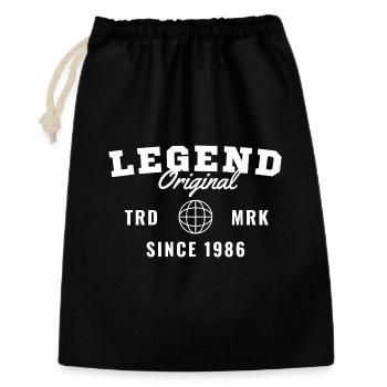 Birth Year Legend Since 1986 - Gift Bag 30 x 45 cm - black - Front