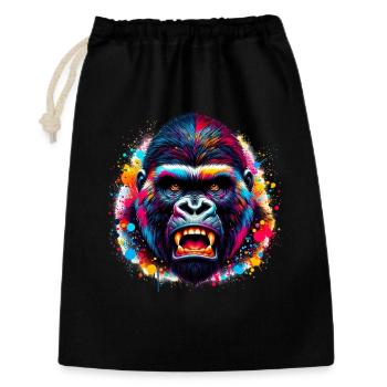 Gorilla - Gift Bag 30 x 45 cm - black - Front