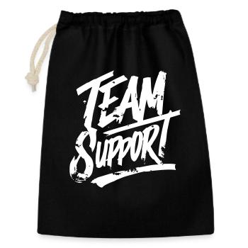 Association de soutien d'équipe - Sac cadeau 30 x 45 cm - noir - Devant