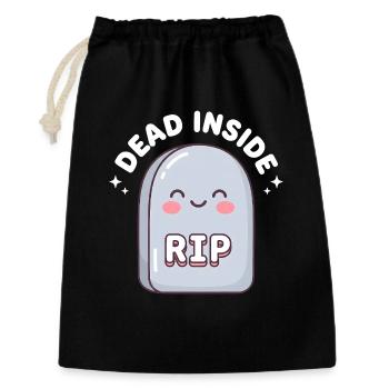 Cute RIP Tombstone Design - Gift Bag 30 x 45 cm - black - Front