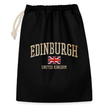 Edinburgh Vintage Union Flag - Gift Bag 30 x 45 cm - black - Front