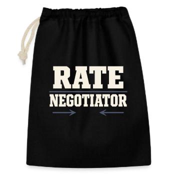 Mortgage Brokers, Loan Officers, - Gift Bag 30 x 45 cm - black - Front