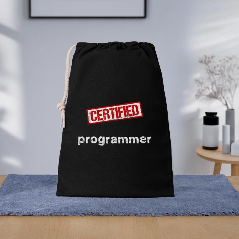 Programmierer Geschenkbeutel aus Baumwolle (30 x 45 cm)